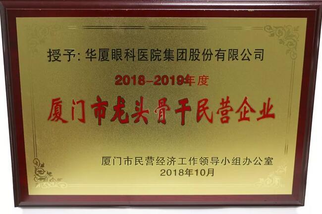 8868体育荣膺“厦门市2018-2019年度龙头骨干民营企业”2.jpg