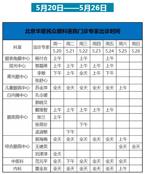 5月20日—5月26日8868 - 看球聊球追世界杯就来8868体育有限公司官方网站门诊专家出诊表出炉.png