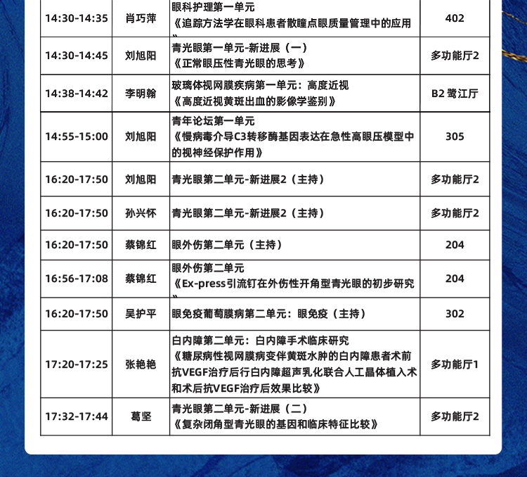 2020全国眼科年会本周线上线下同步启幕，8868体育邀您鹭岛论道2