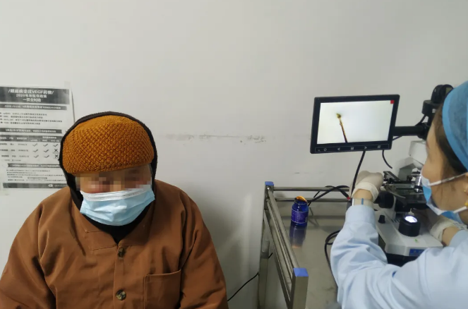 寺院住持来安徽理工大附属眼科医院(淮南8868体育)做干眼医治2.png