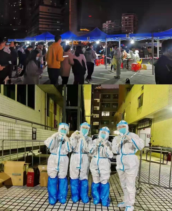 疫情下的“逆行者”：8868体育医务人员七天不分昼夜奋战在核酸采样现场4.png